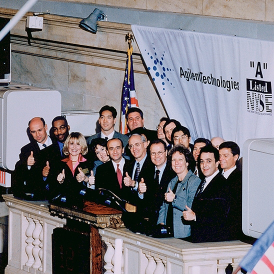 188bet博金宝官方网站1999年纽约证券交易所的安捷伦（Agilent）IPO